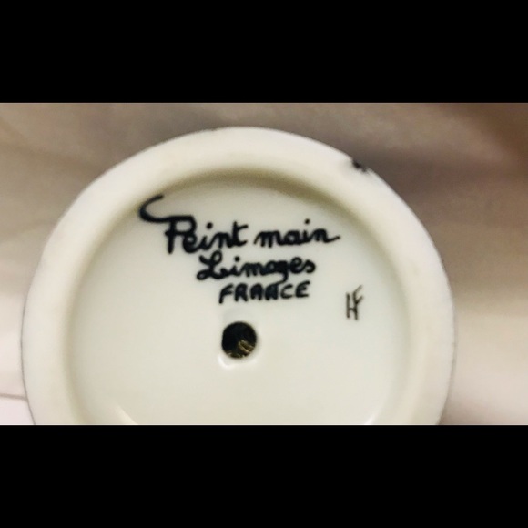 Limoges World Globe on Stand Gold Plated Hand Crafted Signed HF Original Owner - Picture 13 of 16